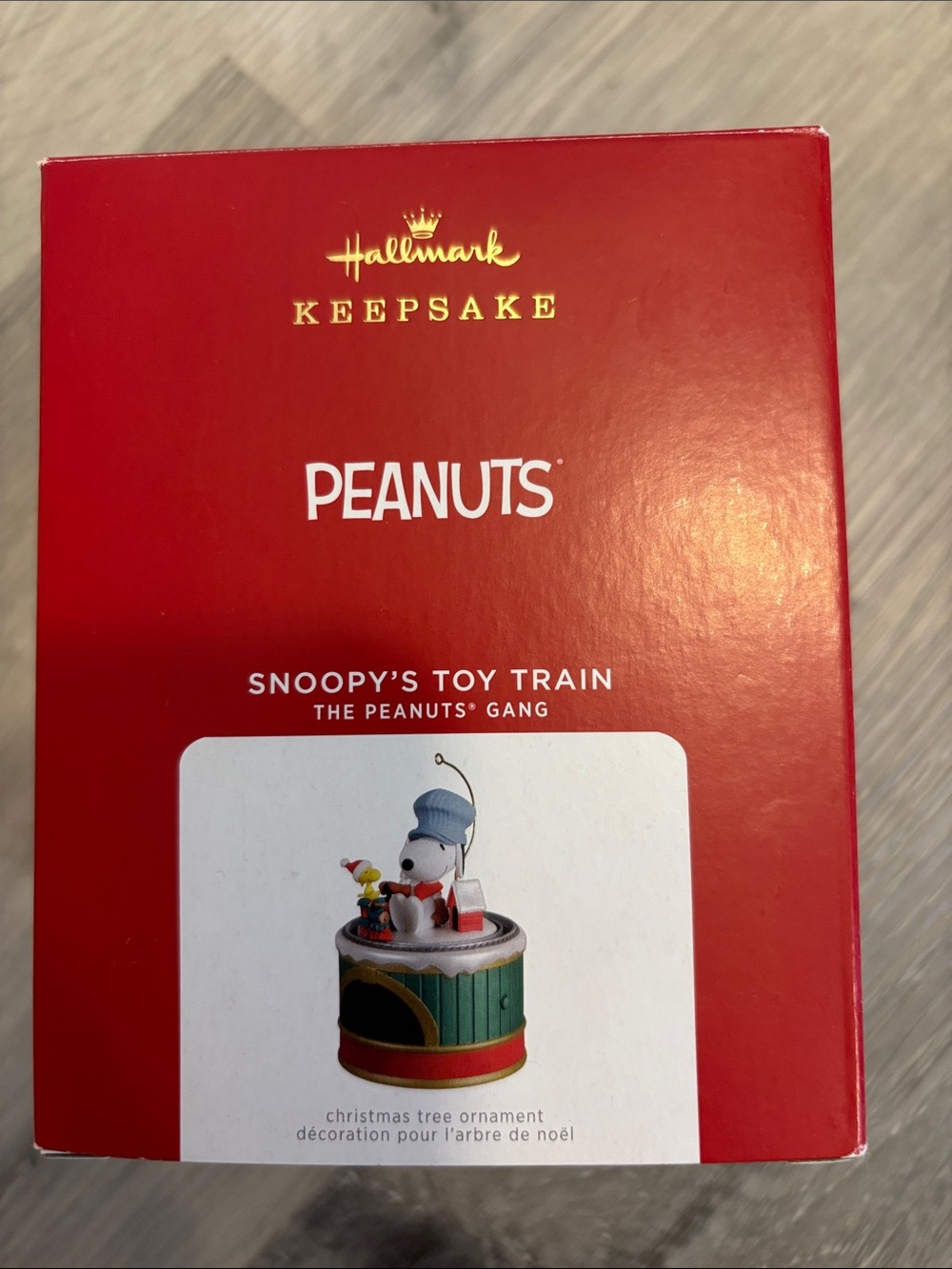 Hallmark Peanuts Snoopy's Toy Train Ornament -
